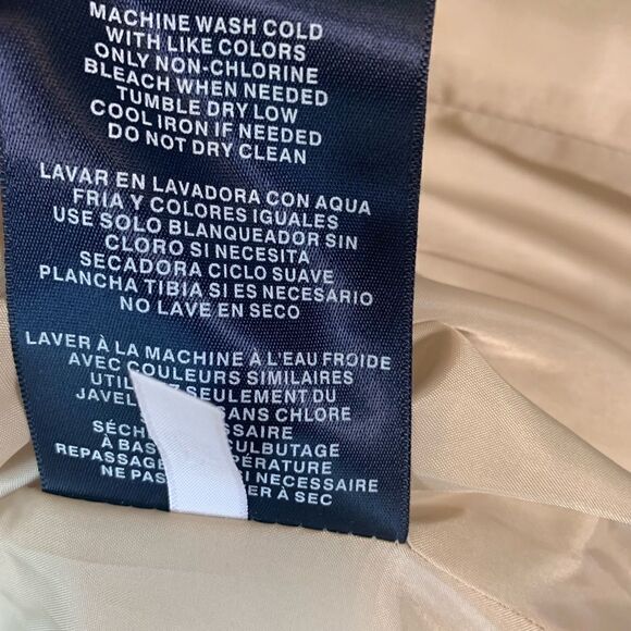 Tommy Hilfiger cream  quilted zip-up jacket size M - Picture 10 of 12